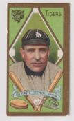 Cigarette card, USA, ATC, Baseball Series (Gold Border, T205), type card, O'Leary, Detroit Amer. (
