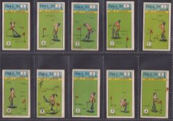 Cigarette cards, Imperial Tobacco Company Canada, Smokers Golf Cards (set 127 cards) mixed backs