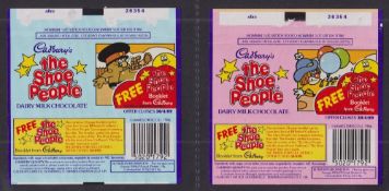 Trade Chocolate Wrappers, 26 Chocolate Wrappers in 4 sets of 6 and 2 individual items. Sets are