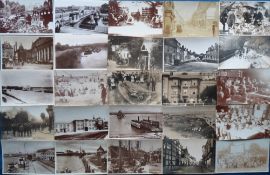 Postcards, a mainly UK topographical collection of approx. 115 cards, with many RPs inc. 8 cards