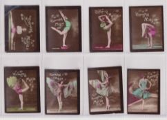 Cigarette cards, Algeria, Melia, Actresses, 'M' size, 104 different hand coloured photographic cards