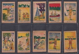 Trade cards, USA, Anon (Strip Cards, 1920's), Boy Scouts, set? of ten cards (some age toning, gd) (