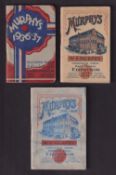 Murphy's of Edinburgh, 3 Football Annuals for 1934/35, 1935/36 & 1936/37 complete with fixtures,