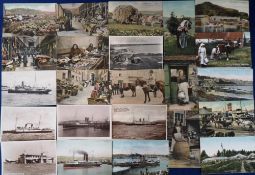 Postcards, Channel Islands, a collection of approx. 106 cards of Guernsey, with ethnic and Ways of