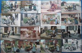 Postcards, Dog Carts, a collection of approx. 37 cards, the majority from Belgium and a few Dutch.