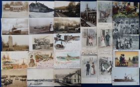 Postcards, a mixed selection of approx. 90 cards, with UK and foreign topographical, and subject