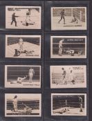 Trade cards, Boxing, 3 sets The Rocket Famous Knockouts (11 cards including 2 x Jack Johnson cards),