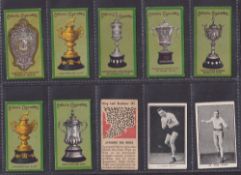 Cigarette cards, 37 scarcer / unusual type cards including Adkin Sporting Cups (7), Cope Boxers (8),