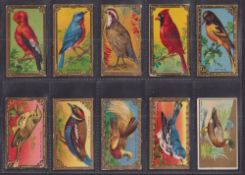 Cigarette cards, Small mixture 40 cards, including American Tobacco Co Birds (16 cards various