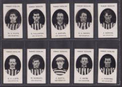 Cigarette cards, Taddy, Prominent Footballers (No Footnote), New Brompton (set, 13 cards) (gd)