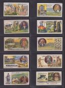 Cigarette cards, F J Smith Battlefields of Great Britain (Mixed brands) (set 50 cards) (a few with