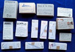 Trade cards, 14 sets Leaf Gum Famous Discoveries & Adventures, A&BC Gum (2) Winston Churchill,