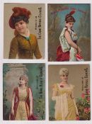 Tobacco issue, USA, Geo. P. Lies & Co (The Grand Republic Cigarros), ten advertising cards, 'X'