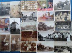 Postcards, a mixed collection of approx. 196 UK and foreign topographical and a few comic (McGill,