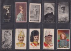 Cigarette cards, Cohen Weenen, 62 cards from various series in types or small runs. Including Heroes