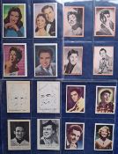Trade cards, Collection of type cards. 93 cards mainly gum issuers including issues from Chix (26