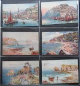 Postcards, a mixed mainly UK topographical collection of approx. 238 cards in modern album, inc.