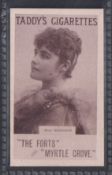 Cigarette card, Taddy, Actresses, Collotype, type card, Miss Branson (gd) (1)