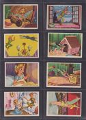Trade cards, 2 sets, both issued by De Beukelaer, Walt Disney Productions - Snow White (100 cards