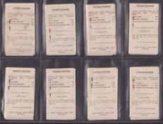 Trade cards, Football, Junior Pastimes Popular Players, 16 unopened booklets, with original paper