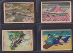 Trade cards, Master Vending Jet Aircraft of the World (set 100 cards) (gen gd a few fair)