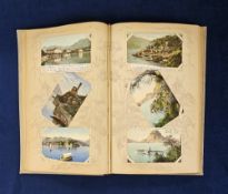 Postcards, Foreign, a collection of over 200 Dutch, Swiss and Norwegian cards in vintage album.