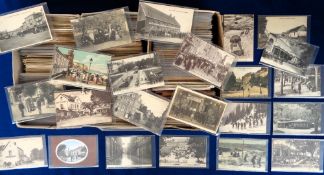 Postcards, Foreign, approx 1500 cards RPs, printed and artist drawn covering a wide selection of