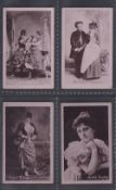 Cigarette cards, Gallaher, Stage & Variety Celebrities, four cards, all with 'Gallaher, Limited'
