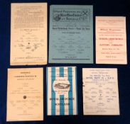 Football programmes, a selection of six representative matches, RAF v Scotland, 25 Nov 1944, at