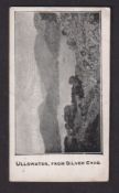 Cigarette card, J.T. Illingworth, Views from the English Lakes, type card, Ullswater from Silver