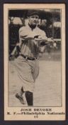 Trade card, USA, H. Weil Baking Co, Major League Baseball Players (D329), type card, NO 46 Josh
