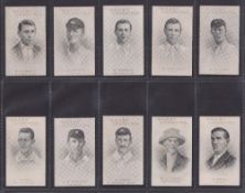 Cigarette cards, Cricket, Wills Australia, Australian & English Cricketers (set 59 cards) mixed