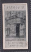 Cigarette card, A Baker, Baker's Tobacconist's shops (Cigar etc), type card, Charles St adjoining