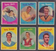 Trade cards, A&BC Gum Footballers (Black Back) 1960 1st Series 1-42 (set 42 cards) (checklist