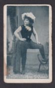 Cigarette card, Enchanteresse Egyptian Cigarette Co, Actresses 'ANGOOD', scarce type card, Miss St