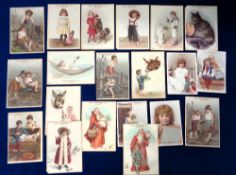 Trade cards, Belgium, Franchomme & Co, Brussels, a collection of 20, large size, non insert cards,