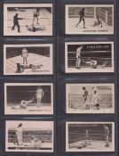 Trade cards, Boxing, The Rocket Famous Knock Outs (Set 11 cards) 2 cards feature Jack Johnson (