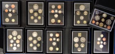 Coins, 8 Royal Mint Proof Coin Collectors Edition Sets to comprise 2008 (2 different, both outer