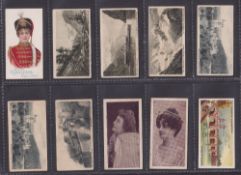 Cigarette cards, Edwards Ringer & Bigg, 44 type cards (4 are by W O Bigg), many series, in singles