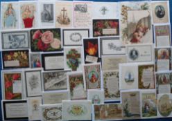 Greetings Cards, Religious, a selection of approx. 150 cards to include lace, die-cut, embossed,
