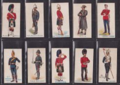 Cigarette cards, Cohen Weenen, Home & Colonial Regiments (set 40 cards) all with '100 subjects'