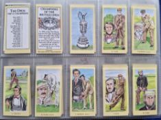 Trade cards, Golf 14 sets, including Gallery Legends British Open Golf, Dormy Golf Modern Era,