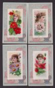 Cigarette cards, USA, Dukes, Fairest Flowers (Actresses), 'X' size, four type cards, Effie