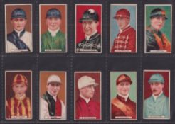 Cigarette cards, Cohen Weenen, Owners Jockeys Footballers Cricketers Series no. 3 (set 20 cards).