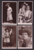 Tobacco advertising, Wills, Rotary Photographic Series cards, 4 calendar cards for 1910 all with '