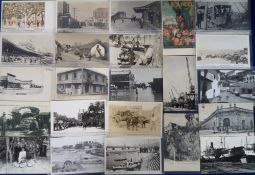 Postcards, a foreign mix of approx. 125 cards, mostly Mexico, and Chile with a few USA (Chicago inc.