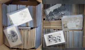 Postcards, a mixed UK and foreign topographical collection of approx. 1900 cards, with a few