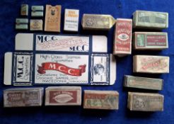 Tobacco Packets, Small quantity various items including 8 empty Tobacco Packages including Adkin Nut