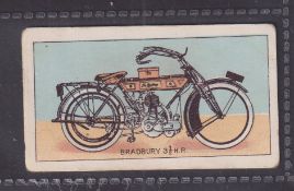Cigarette card, R Bellwood Motor Cycle Series, type card no 10 (near gd)