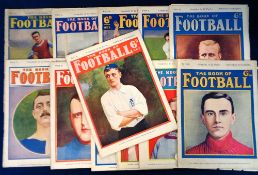 The Book of Football 1905/06 a set of 12 original Magazines, published in 1904, and all in